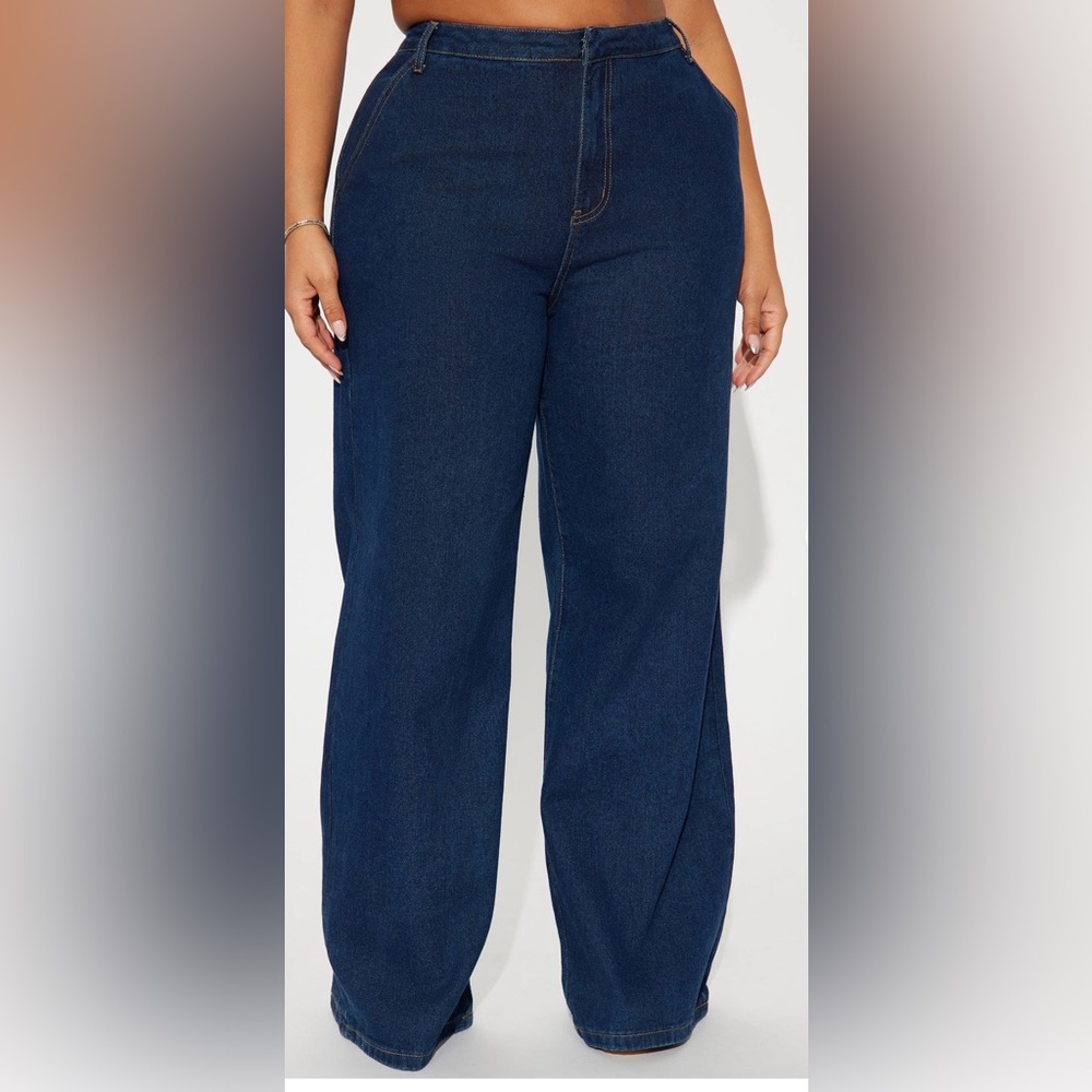 🔥3 pcs~Dark Blue Denim Corset, Jacket & Pants Set. 🔥New! - Picture 4 of 6